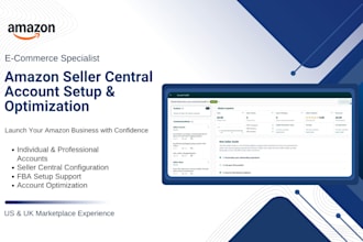 set up and optimize your amazon seller central account