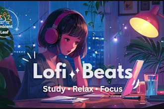 10x viral your lofi music, lofi beat, amapiano music to active audience