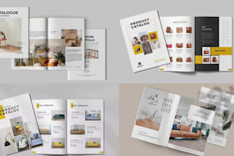 design product catalog, catalogue, brochure, magazine layout, lookbook, brochure