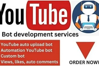 build automation bot for your youtube to do auto reply and increase engagement