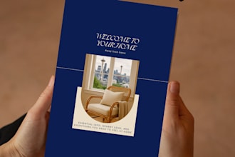 design a fully personalized airbnb guest welcome booklet