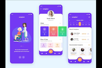home care app doctor nursing caregiver app healthcare agency app