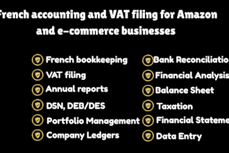 do french accounting and vat filing for amazon