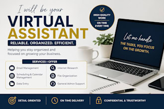 provide professional virtual assistant and admin support