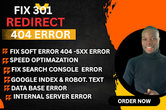 fix 404 error and google index and search console   issues fix