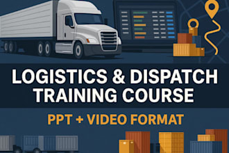 create logistics freight broker dispatching automotive training course ppt video