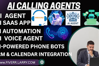 set up ai voice agents, ai calling agents, for outbound and inbound calls