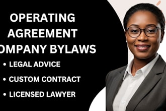 create your operating agreement nda contract partnership shareholder for llc