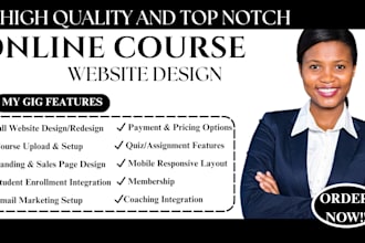 create forento, teachable,  thinkific kajabi, podia online course website