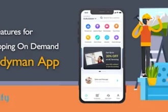 develop an on demand handyman service booking mobile app