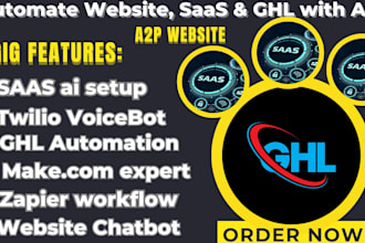 be your ghl saas website and automation expert funnel, a2p, workflows