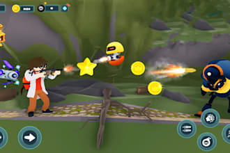 build unity 2d game mobile game development endless runner 2d game development