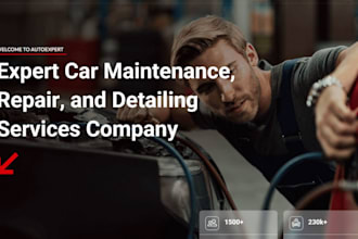 design automotive, dealership, rental, mechanic website for cars, auto part