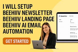 setup beehiiv newsletter beehiiv landing page design beehiiv ai email automation