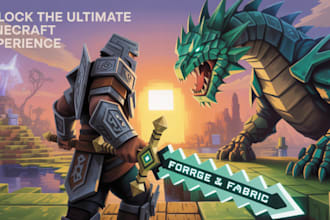 create custom minecraft forge and fabric mod for your minecraft server