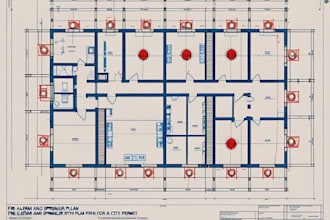 pe stamp fire alarm sprinkler plans city permit civil engineer