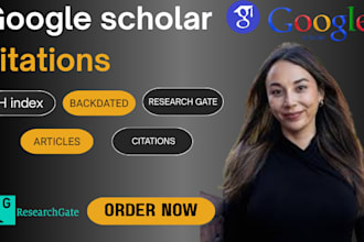write article with journal publication and increase citations on google scholar