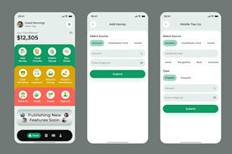 develop fintech app payment app neobank app lending app crypto wallet website