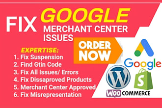 resolve fix ads gtin gmc google suspension misrepresentation policy violation