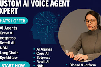build ai agents with crew botpress, retell n8n langchain lead automation system