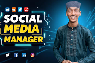 be your social media manager for businesses and personal brands