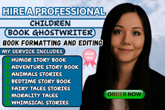 children storybook writer ebook ghostwriter children book editor kid book writer