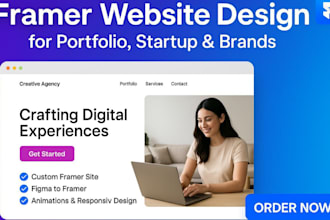 build a professional framer website, framer landing page figma to framer website