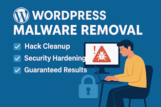 provide wordpress malware removal and site cleanup