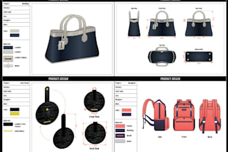 design bag luggage tech pack duffle handbag backpack tech for factory design