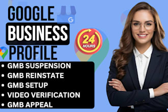 do google business profile verification, gmb reinstate , gmb setup