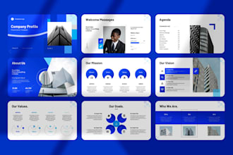 design company profile, presentation, pitch deck, white paper brochure design