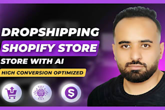 build a shopify dropshipping store using ai