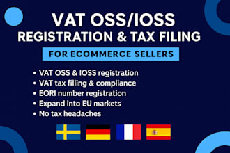 do vat oss, ioss registration tax filing epr in poland, germany, france spain