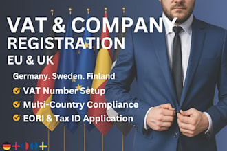 do vat and company registration in france austria germany netherlands poland UK