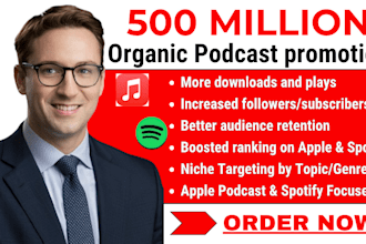 do apple and spotify podcast promotion to increase listeners downloads followers
