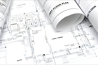 draft plot plans and permit ready drawings for your house or adu, blueprints