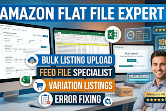 fix amazon flat file errors and optimize product listings