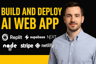 ai web app with replit, supabase, next js node js, stripe netlify deployment AWS