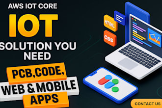 develop esp32 iot solutions, mqtt, firebase, ble, ota, pi, lora,nrf52 pcb design