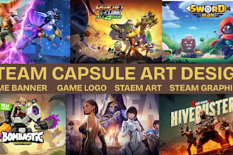 do steam capsule art game banner game poster game art game logo steam graphics