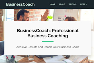 design a high converting wix website for life or business coaches