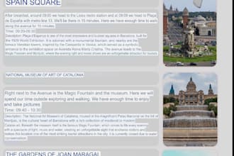 craft your dream journey with a custom travel itinerary