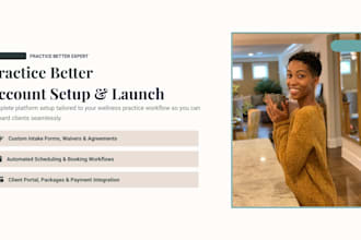 set up and customize your practice better account