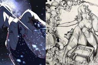 draw manga comic book artist webtoon anime illustration webcomic comic artist