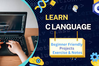 tutor you best in the c language with exercises and notes