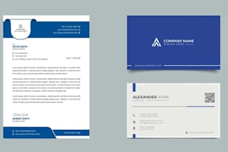 design business card letterhead logo design and branding stationary items