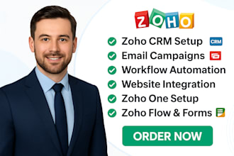 setup and manage zoho campaign, automation, and website integration