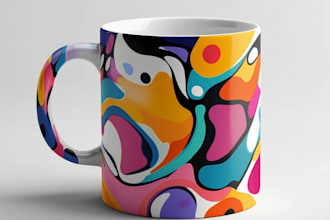 create a custom coffee mug design