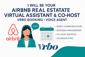 do custom airbnb real estate virtual assistant co host vrbo booking voice agent