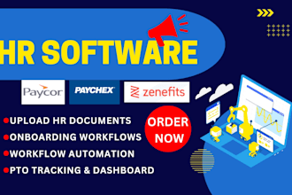 setup HR software paycor paychex rippling zenefits hibob factorial HR personio